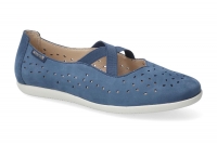 chaussure mephisto Ballerines karla perf bleu jean